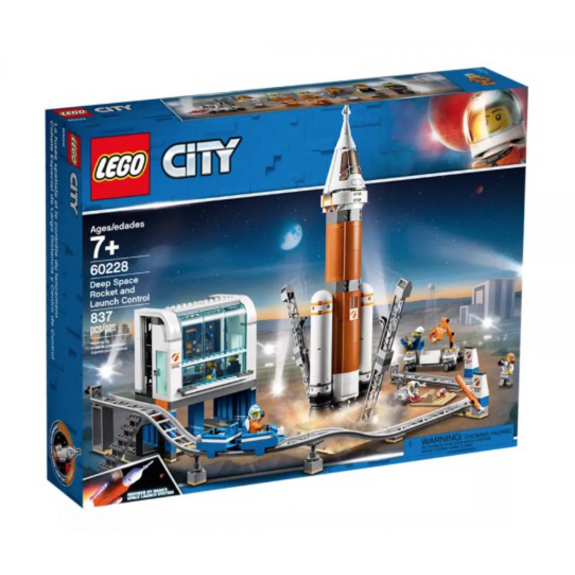Lego - 60228 La fusee spatiale et sa station de lancement LEGO® City - Briques Lego