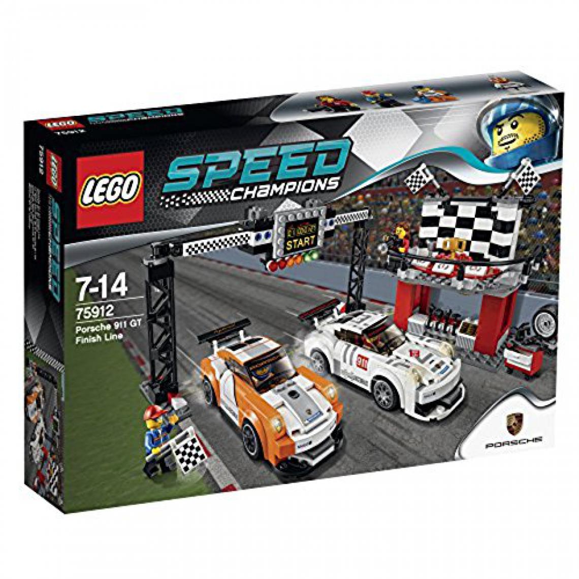 Lego - LEgO Speed ââchampions Porsche 911 gT Ligne d'arrivée 75912 - Briques et blocs