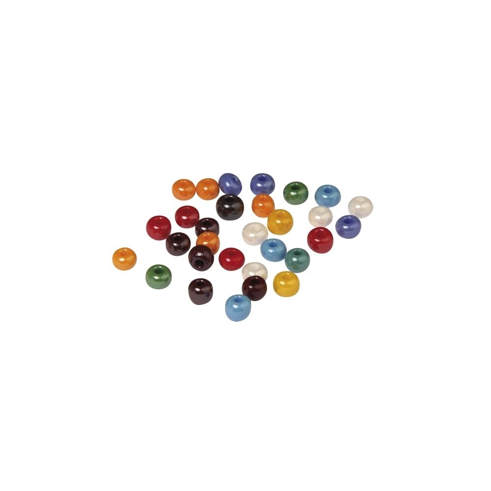 Rayher - Perle en verre Grand trou Ø 5,4 mm Assortiment - Rayher - Perles