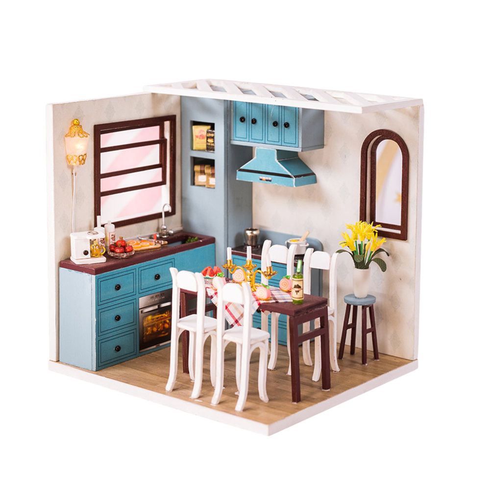 marque generique - Maison de poupée miniature bricolage meuble bois - Poupées