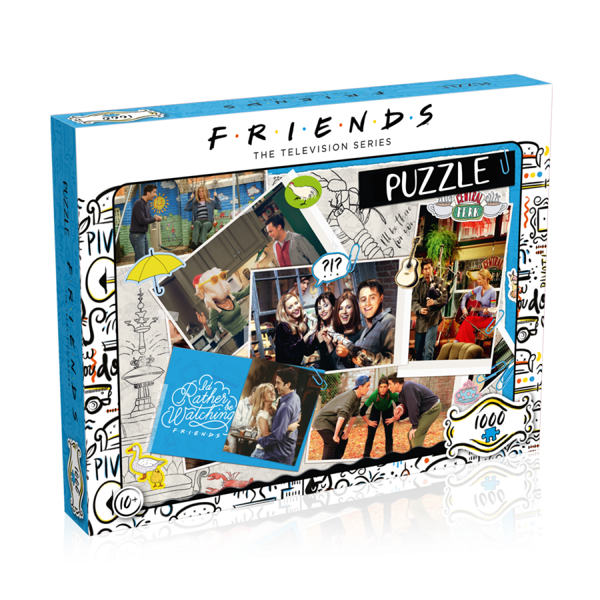 Winning Moves - FRIENDS Puzzle Scrapbook 1000 pièces - Animaux