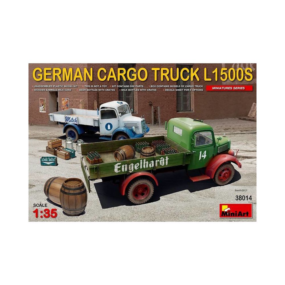Mini Art - Maquette Camion German Cargo Truck L1500s - Camions