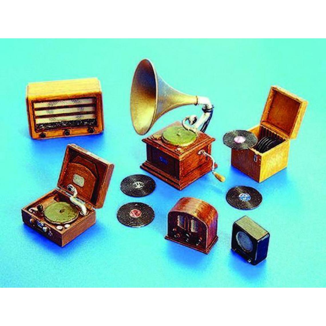 Plus Model - Gramophone und Radios - 1:35e - Plus model - Accessoires et pièces