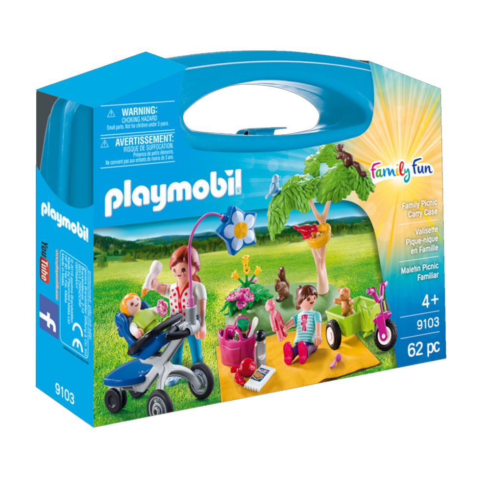 Playmobil - PLAYMOBIL 9103 - Family Fun - Valisette Pique-Nique en Famille - Films et séries