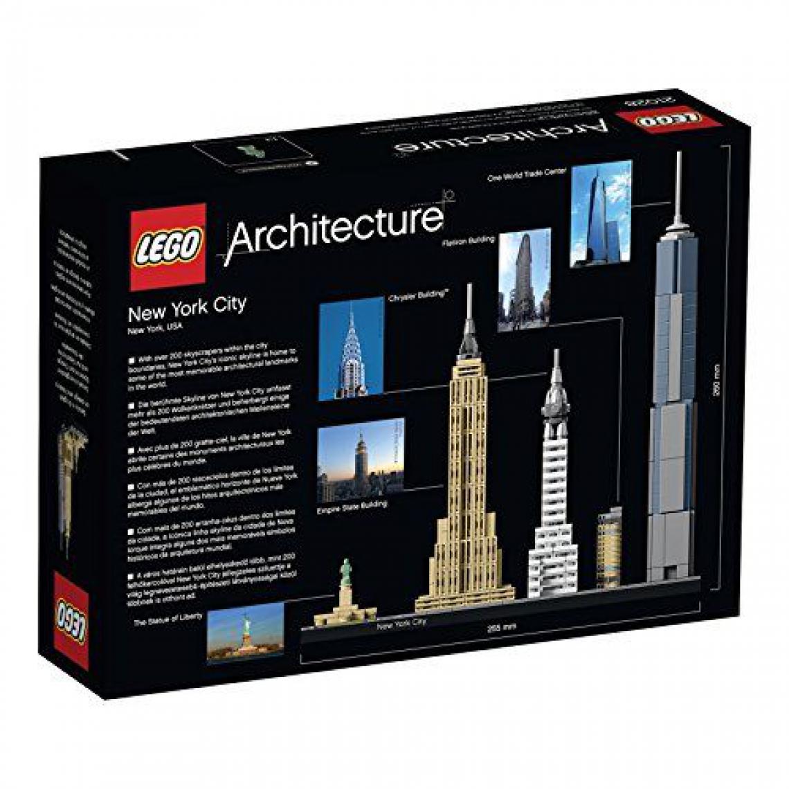 Lego - LEGO Architecture - New York - 21028 - Jeu de Construction - Briques et blocs