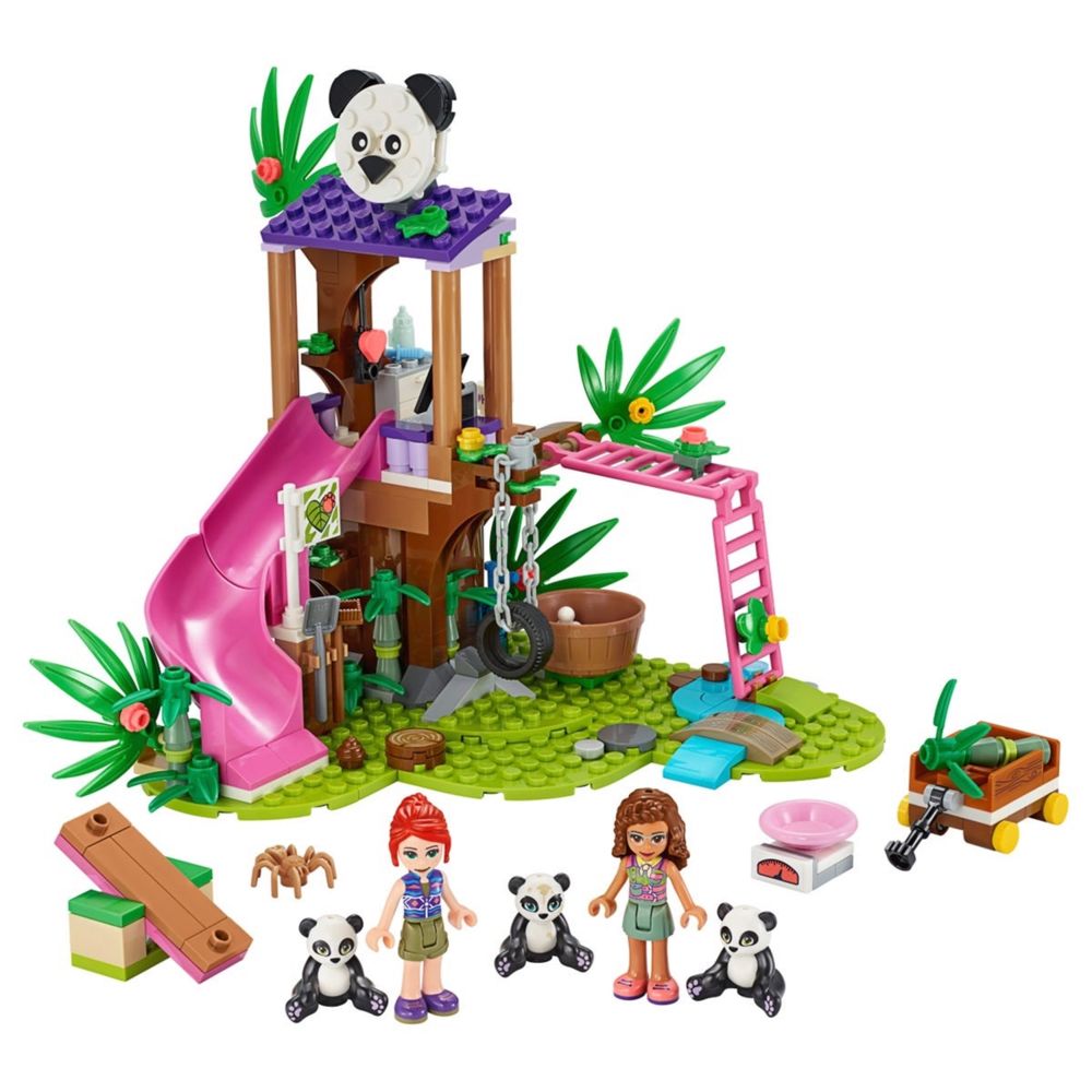 Lego - Lego 41422 - La cabane des pandas dans la jungle - Briques Lego