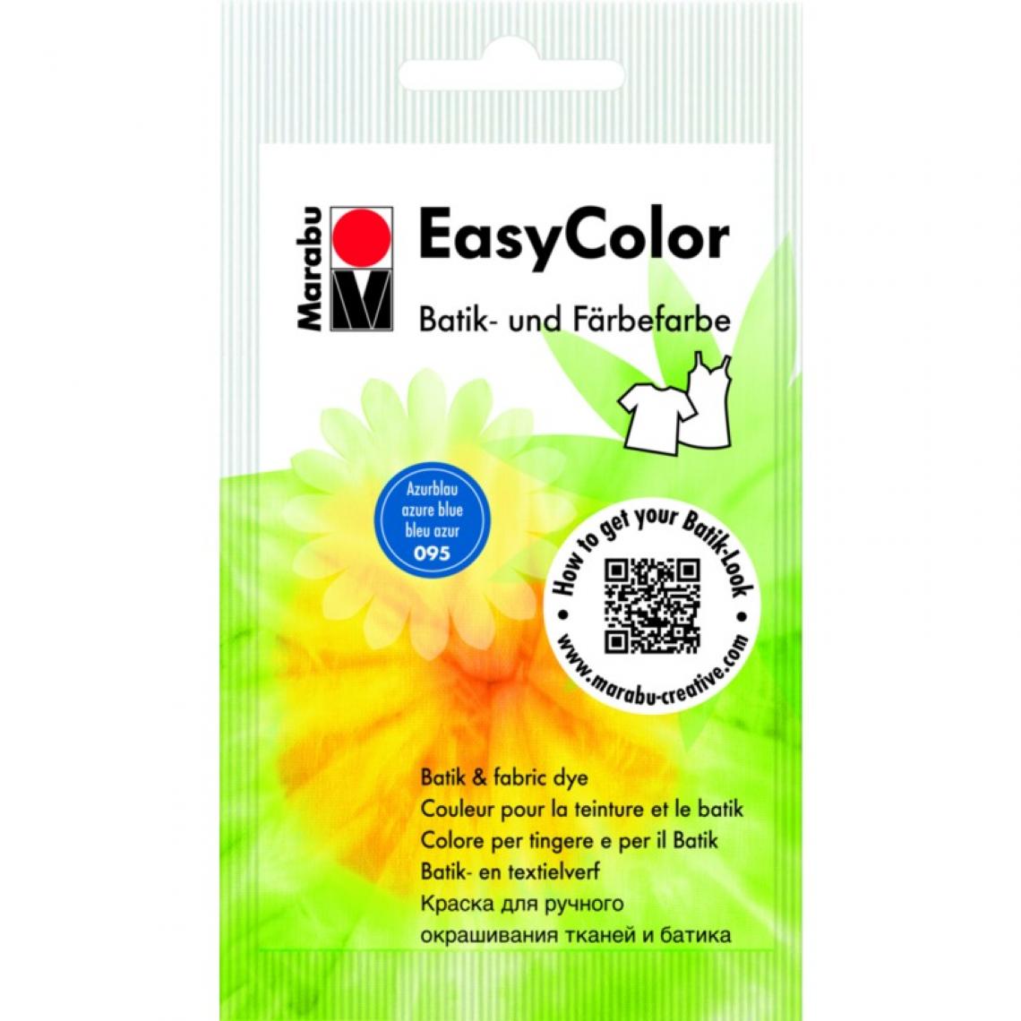 Marabu - Marabu Couleur pour teinture & batik 'EasyColor', bleu azur () - Bricolage et jardinage