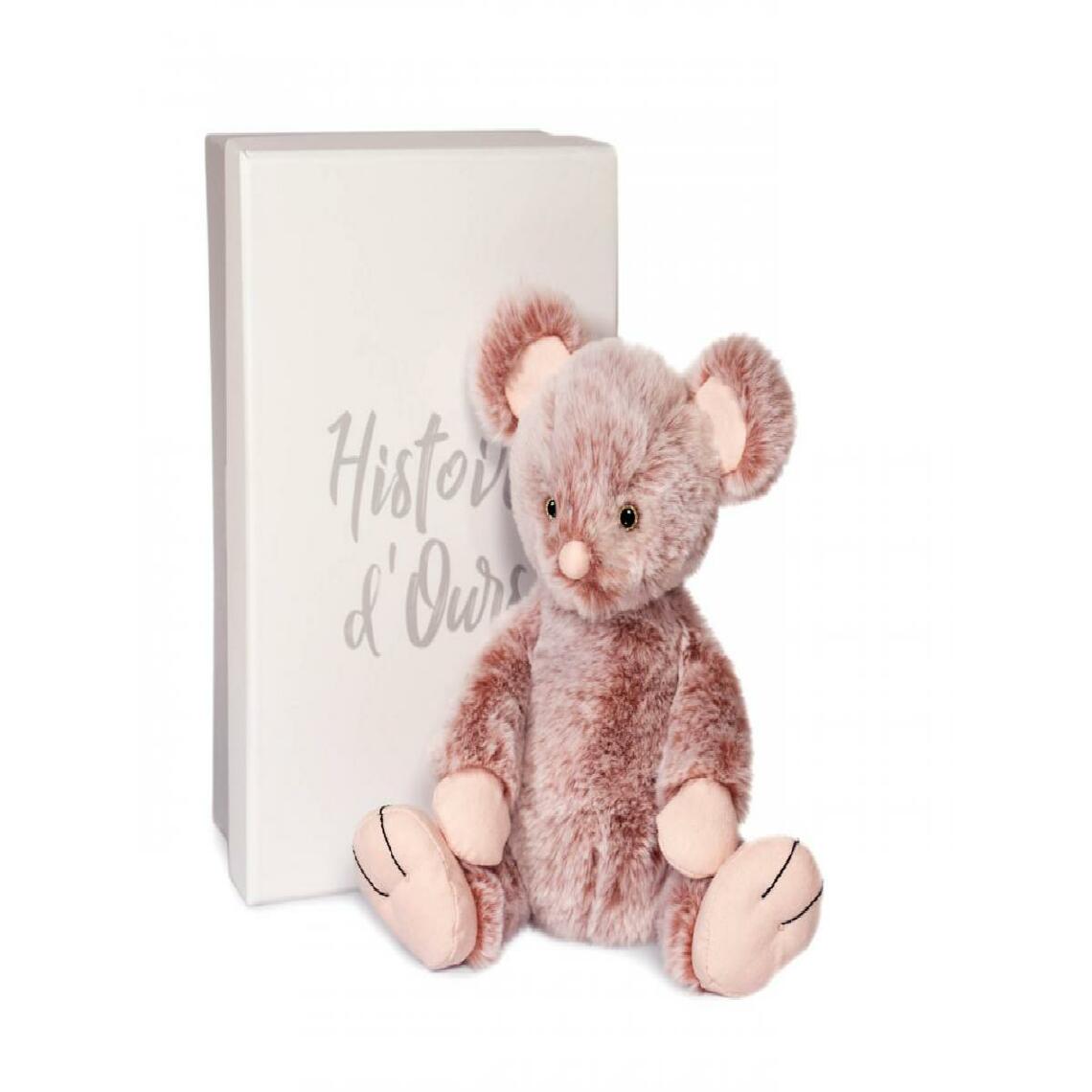 Histoire d'ours - Histoire d'ours - LILY LA SOURIS ROSE - 17cm en boîte carton - Animaux
