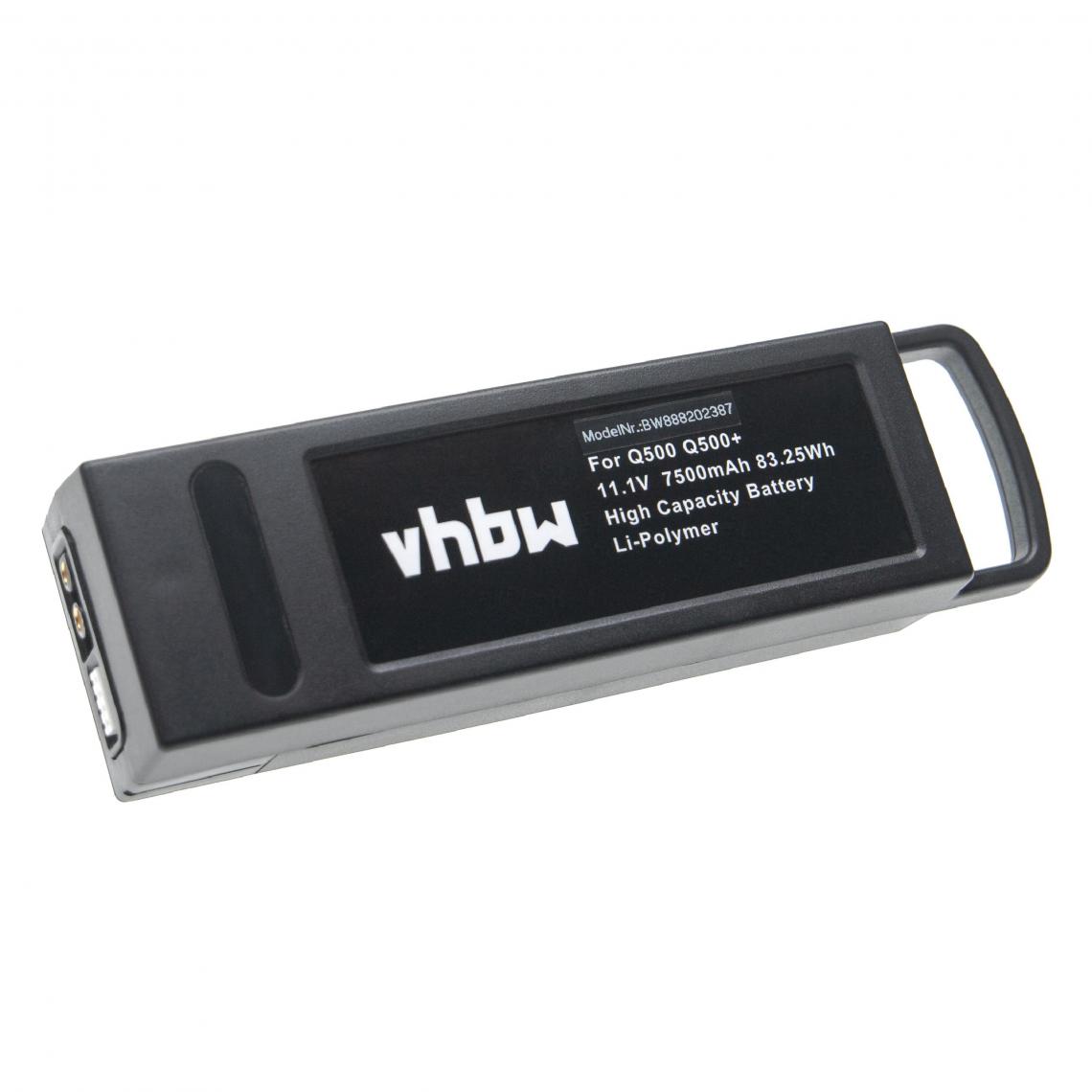 Vhbw - vhbw Batterie compatible avec Yuneec RC Drone Q500 drone (7500mAh, 11,1V, Li-polymère) - Accessoires et pièces