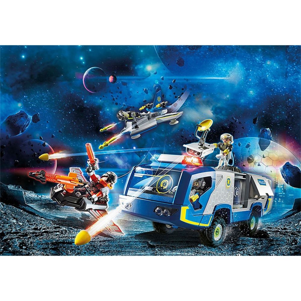 Playmobil - PLAYMOBIL 70018 - Galaxy Police Véhicule des policiers de l'espace - Playmobil