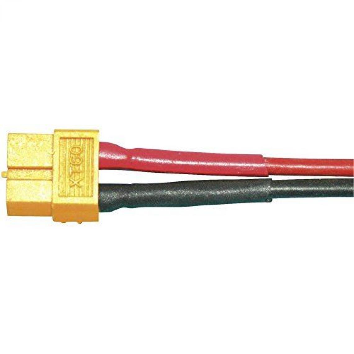 Modelcraft - Câble de raccordement pour accu Modelcraft 58368-10 [1x XT60 femelle - 1x extrémité(s) ouverte(s)] 100 mm 4.0 mm² - Accessoires et pièces