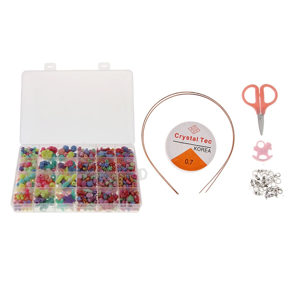 marque generique - Créatif Pop Perles DIY Artisanat Bijoux Kit Filles Jouet Cadeau Macaron - Perles