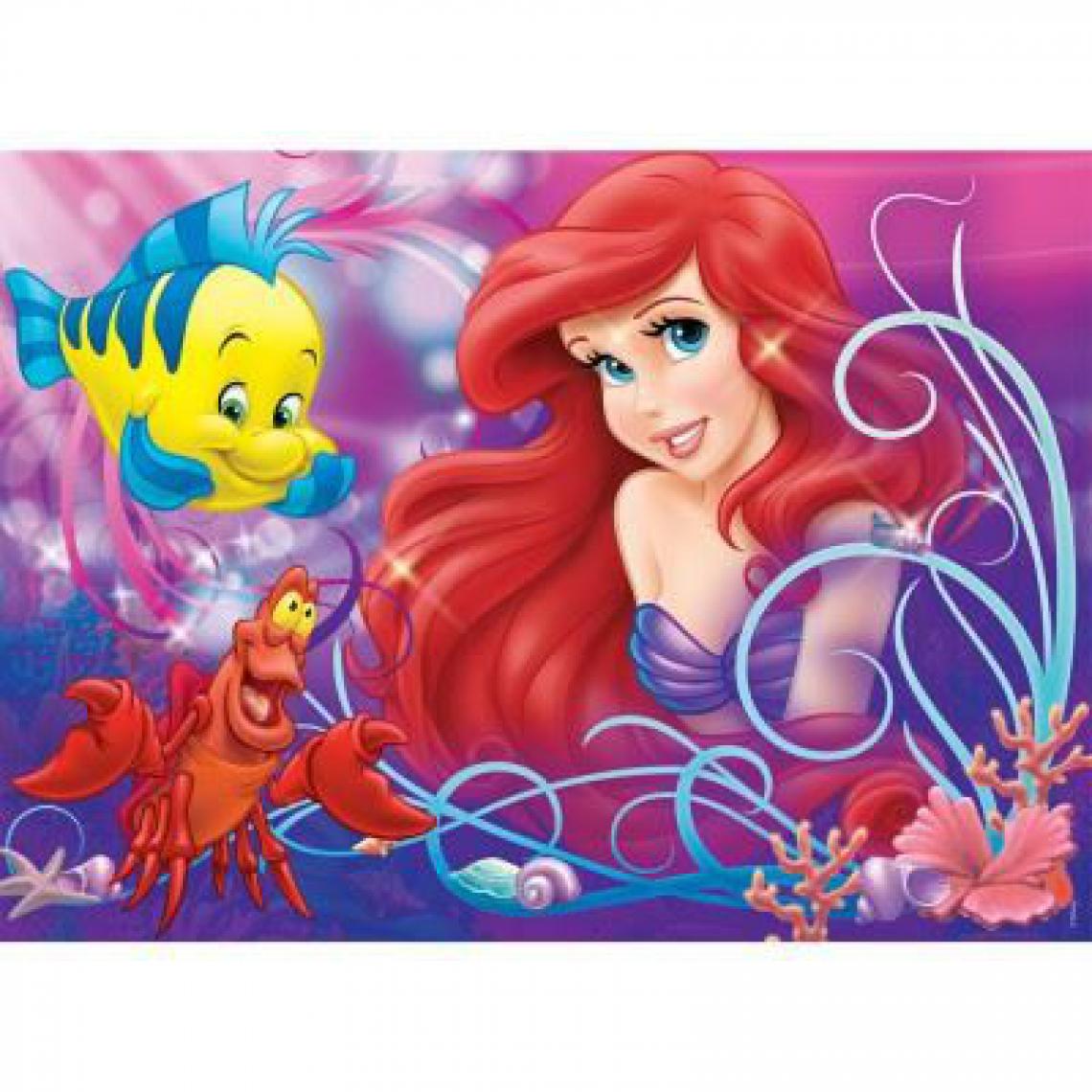 Icaverne - PUZZLE RAVENSBURGER - Puzzle 60 pieces Jolie petite sirene / Disney Ariel - Animaux