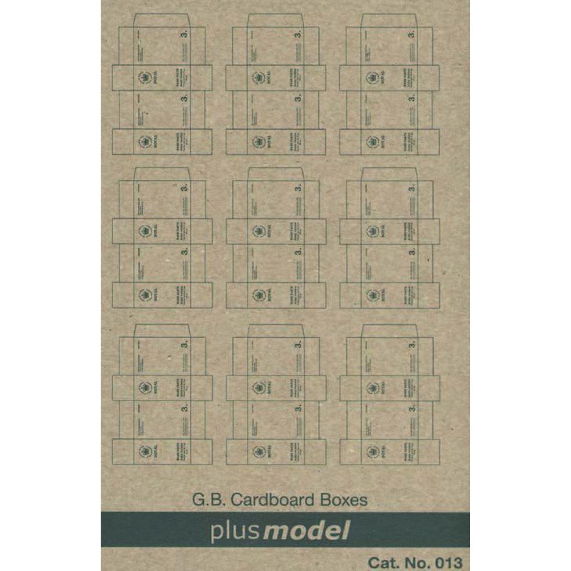 Plus Model - GB Faltkartons WW II - 1:35e - Plus model - Accessoires et pièces