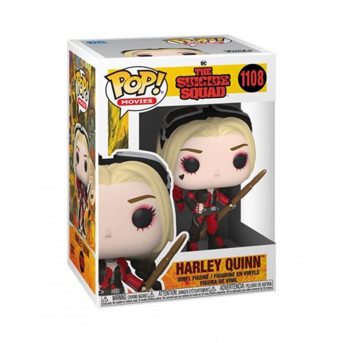 Funko - Figurine Funko Pop Movies The Suicide Squand Harley Quinn Bodysuit - Animaux