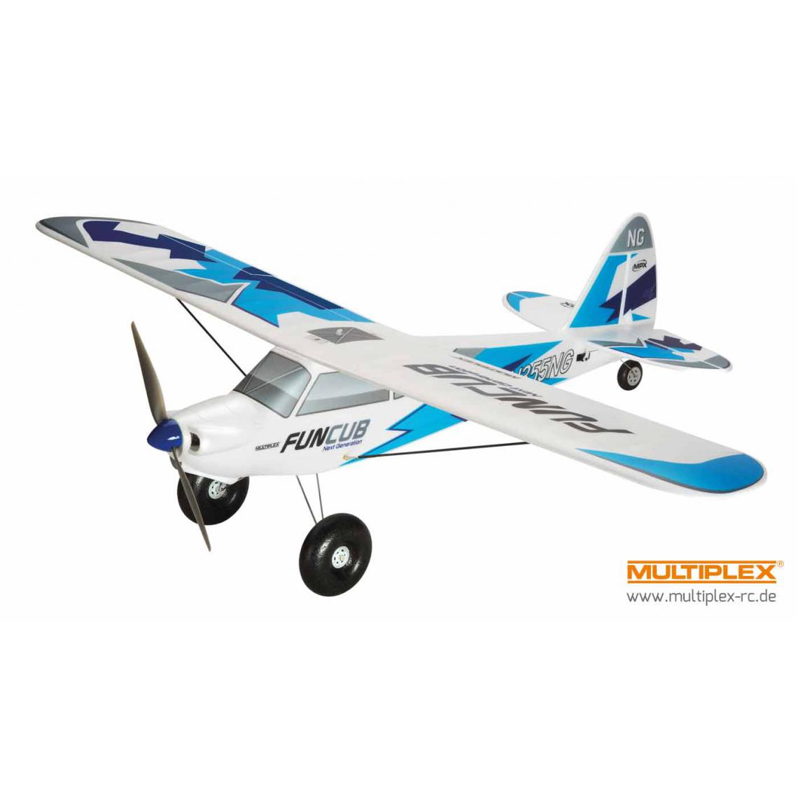 Multiplex - RR FunCub NG bleu Multiplex (Next Generation) - Avions RC