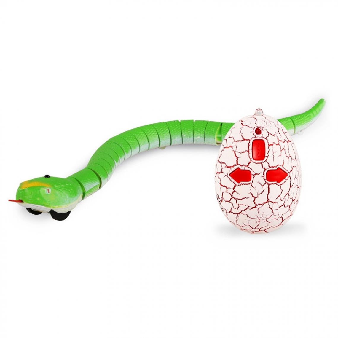 Wewoo - Farce & attrape vert Tricky Funny Toy télécommande infrarouge effrayant Serpent effrayant, taille: 38 * 3.5cm - Magie