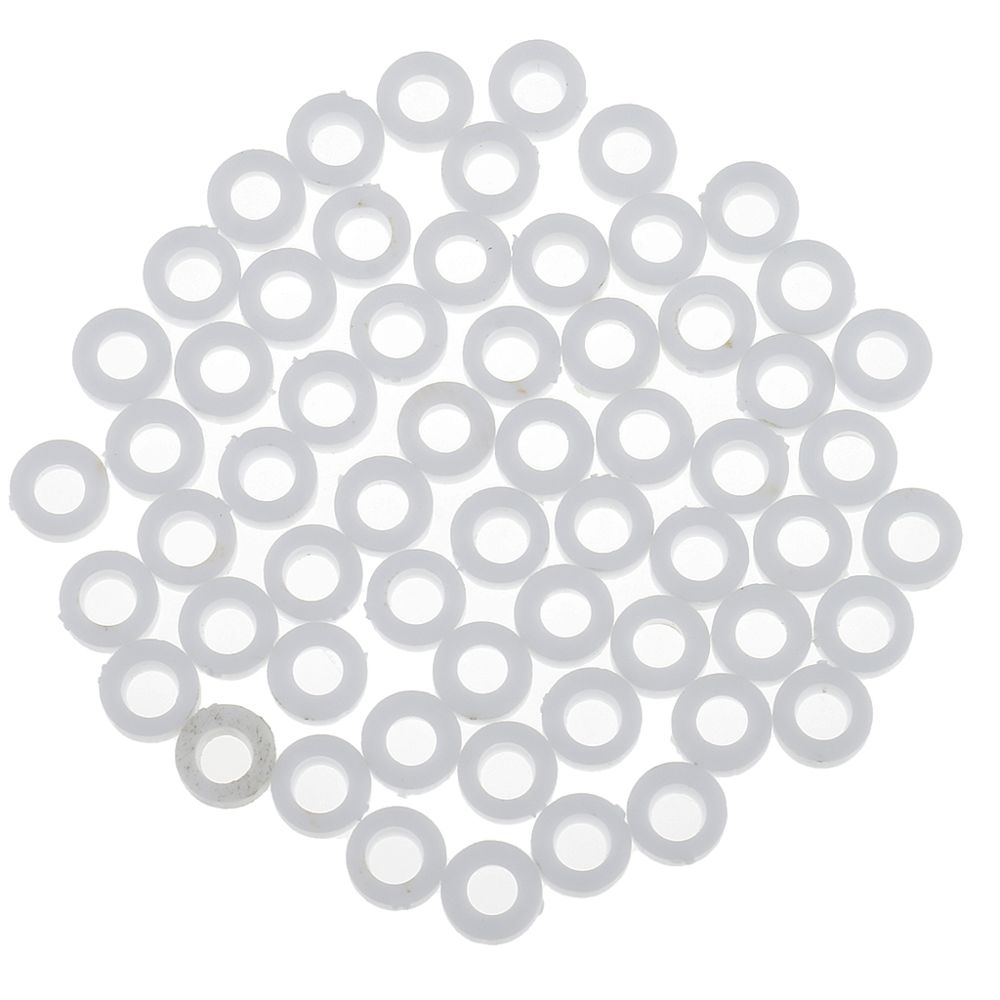 marque generique - 50pcs 3mm joint d'étanchéité en plastique manchon engrenage fixe pour la fabrication de modèles blanc - Accessoires et pièces