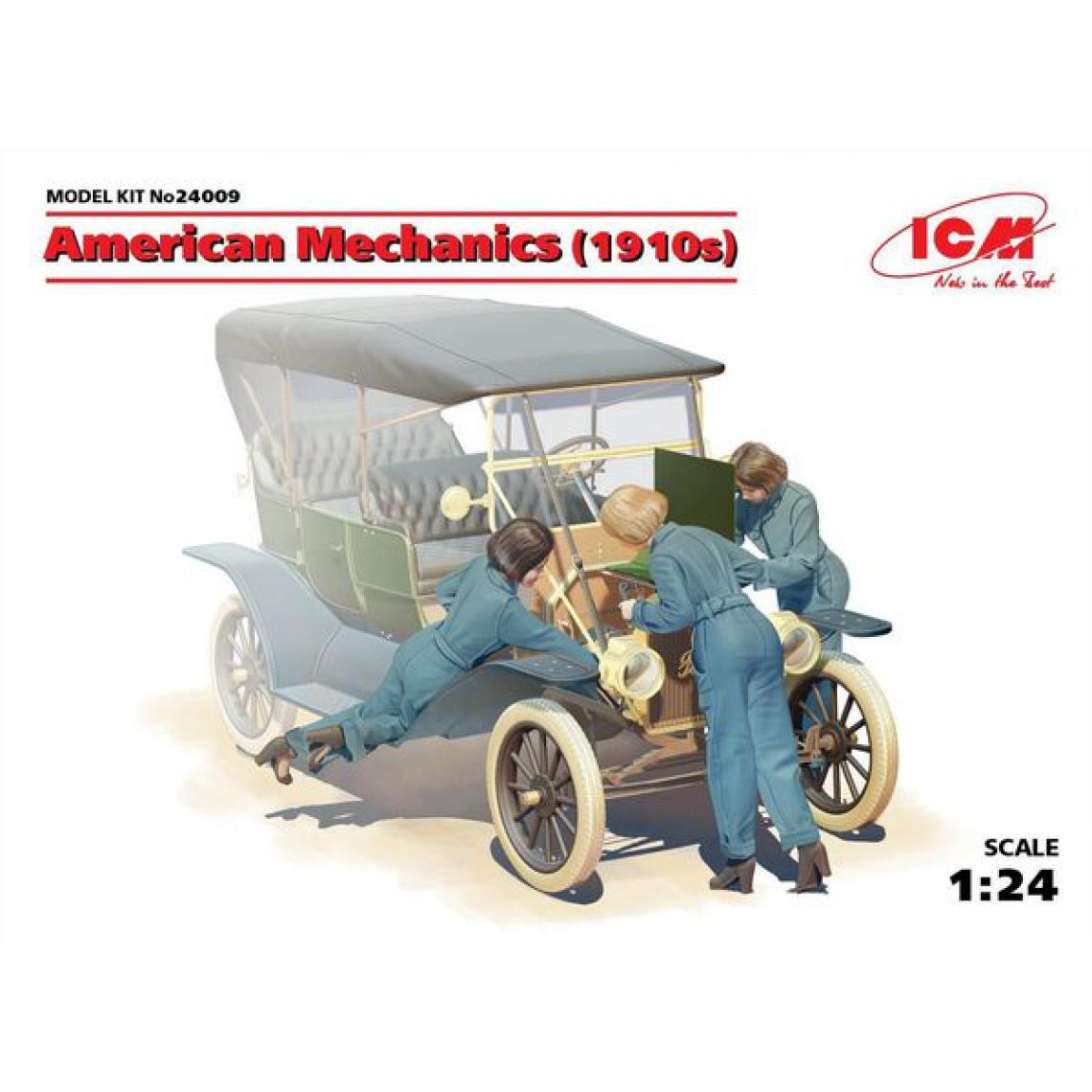 Icm - American mechanics 1910s - 1:24e - ICM - Accessoires et pièces