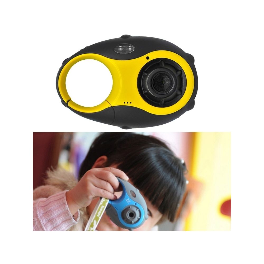 Wewoo - Mini Caméra 5MP 1,5 pouces couleur écran mini trousseau type cadeau appareil photo numérique pour les enfants jaune - Appareil photo enfant