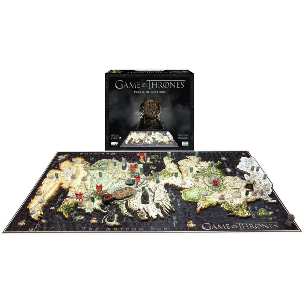 4D Cityscape - Game of Thrones - Puzzle 3D Westeros (1400 pieces) - Puzzles 3D