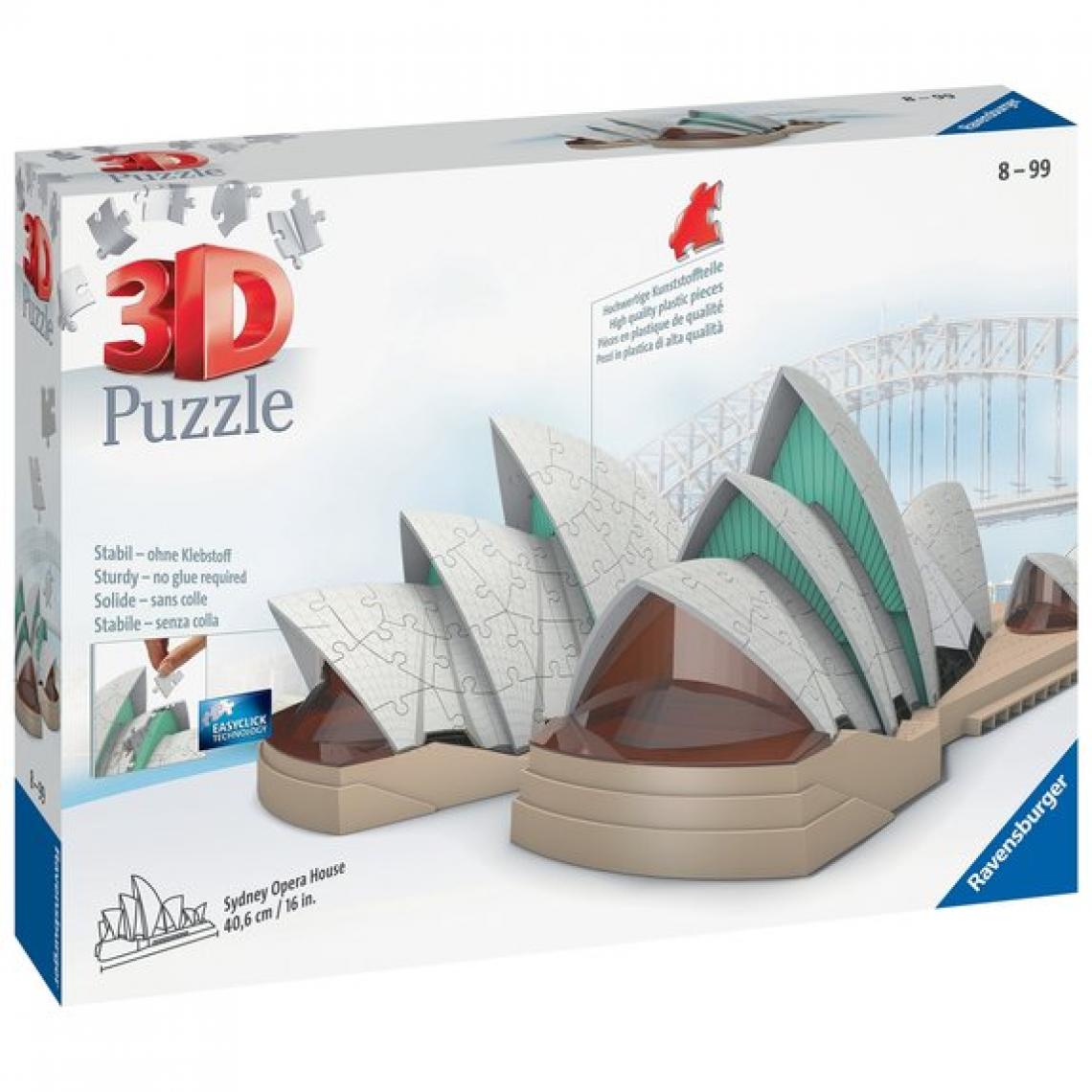 Ludendo - Puzzle 3D Opéra de Sydney - Ravensburger - Animaux