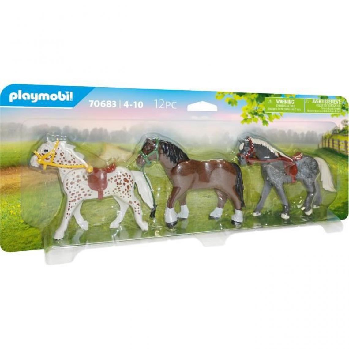 Playmobil - PLAYMOBIL - 70683 - 3 chevaux - Playmobil