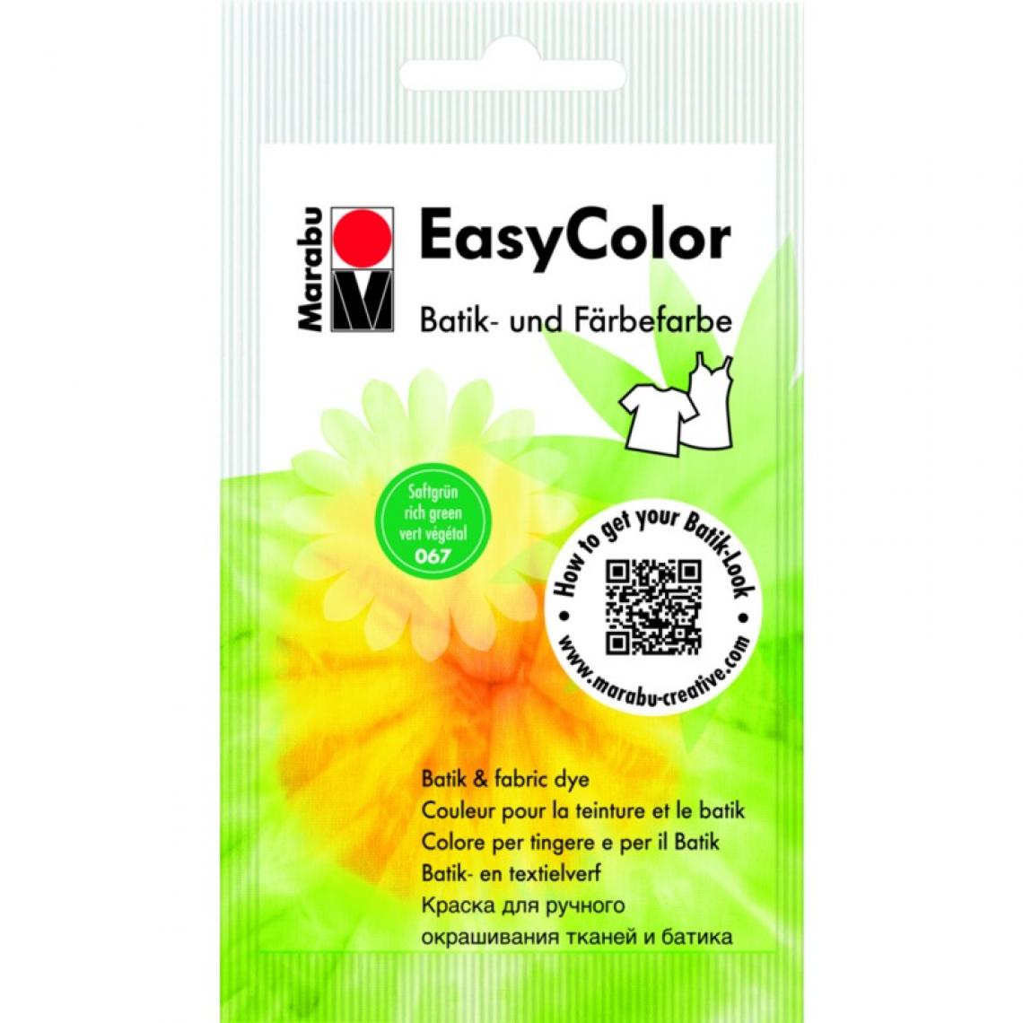 Marabu - Marabu Couleur pour teinture & batik 'EasyColor',vert vessie () - Bricolage et jardinage