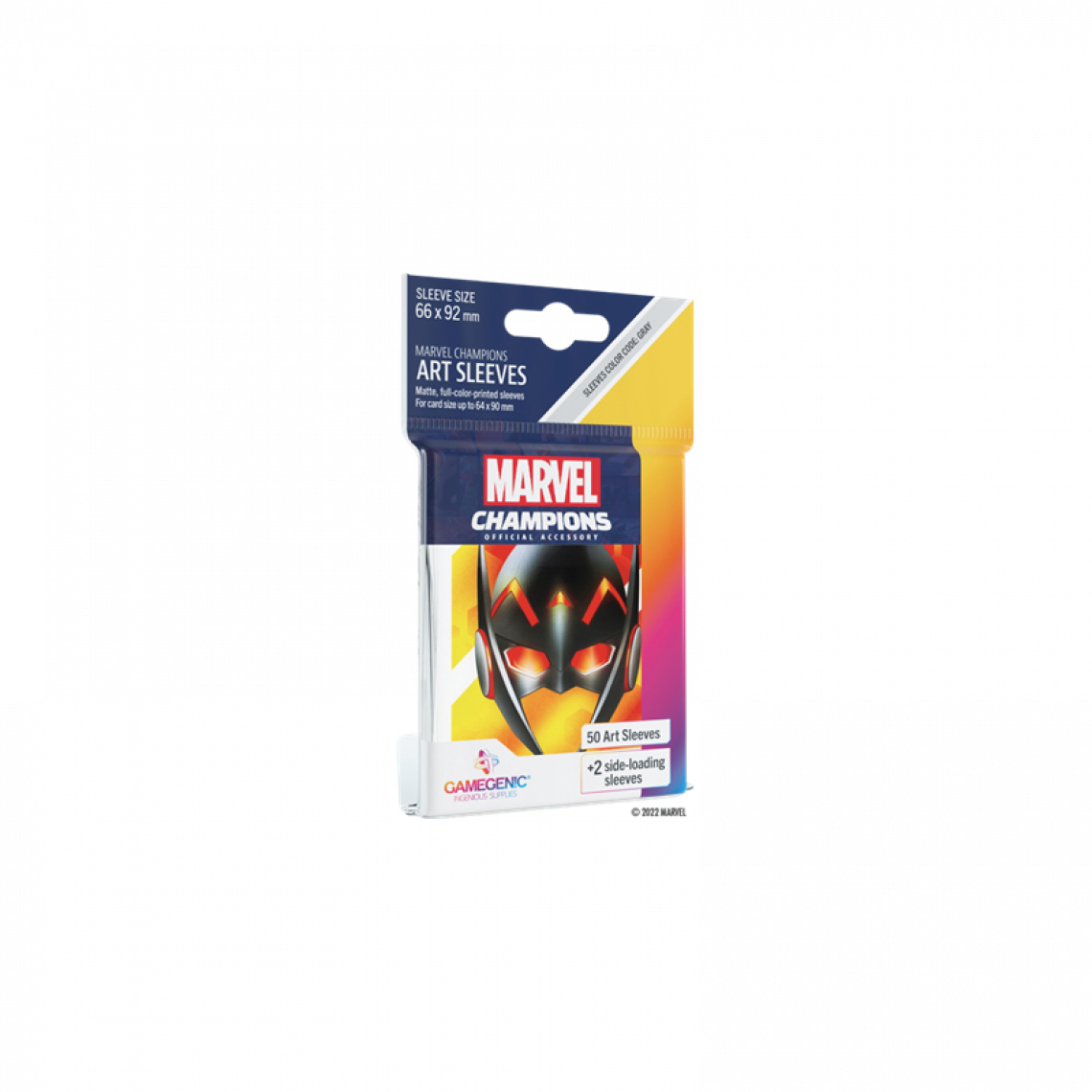Ac-Deco - Protèges-cartes Wasp - Marvel Champions - 6,6 x 9,2 cm - 50 sachets - Carte à collectionner