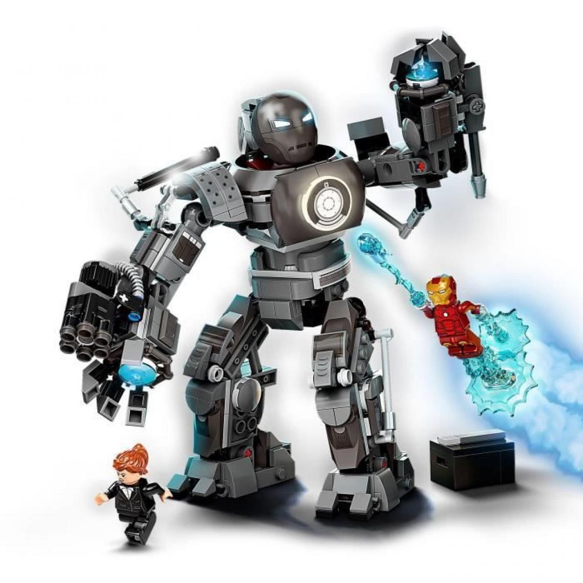 Lego - LEGO 76190 Marvel Iron Man : la destruction d'Iron Monger Figurine et Jouet de Super héros - Briques et blocs