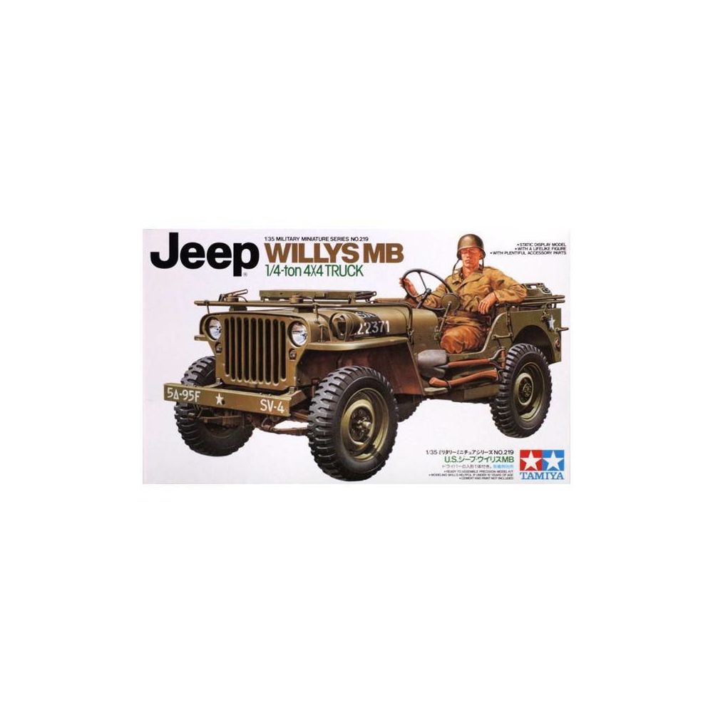 Tamiya - Maquette Voiture Maquette Camion Jeep Willys Mb 1/4-ton 4x4 Truck - Voitures