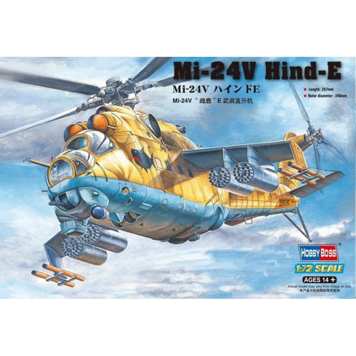 Hobby Boss - Mil Mi-24V Hind-E - 1:72e - Hobby Boss - Accessoires et pièces