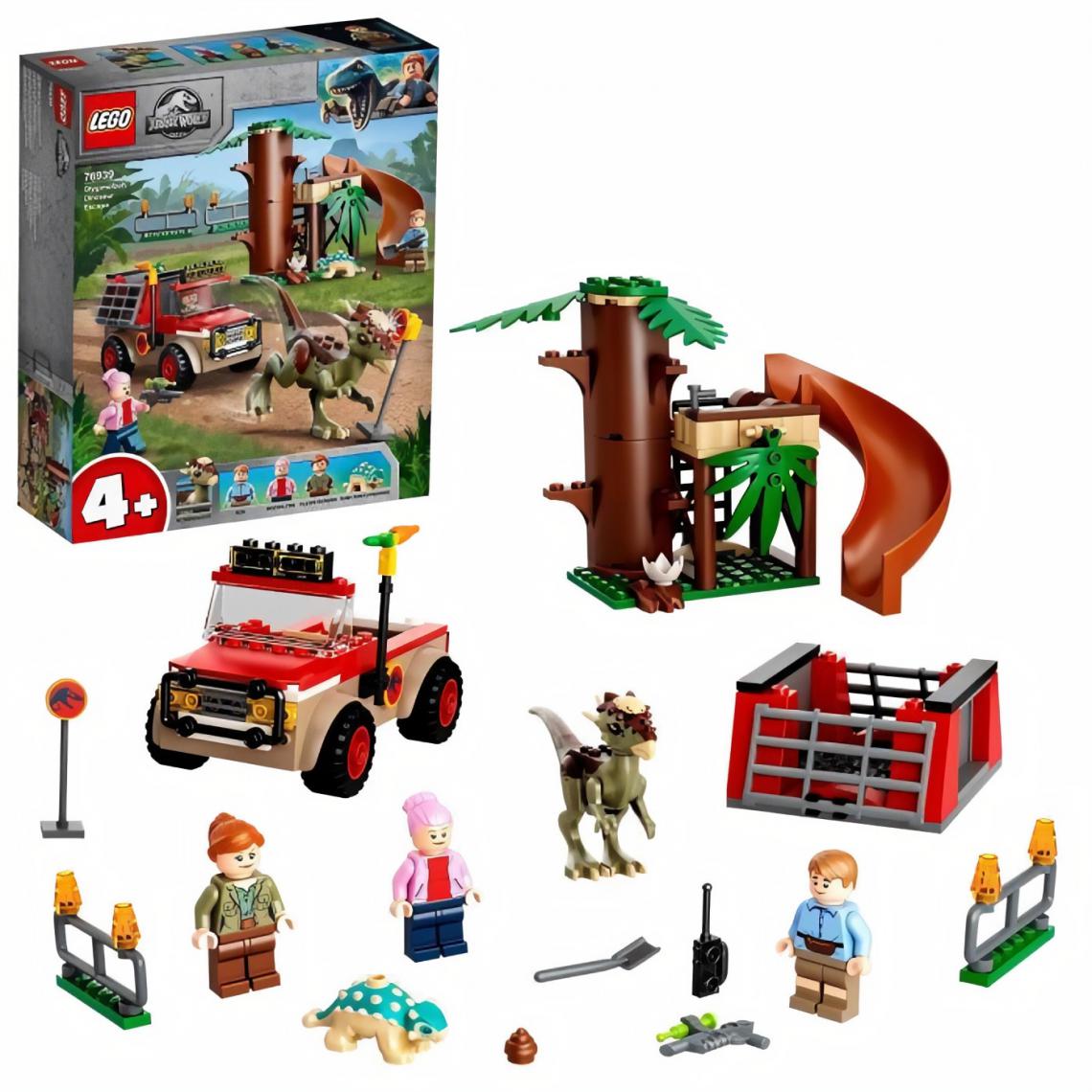 Lego - LEGO 76939 Jurassic World L'Évasion du Stygimoloch, Dinosaure Jouet de Construction pour Enfants des 4 ans avec Figurines - Briques Lego