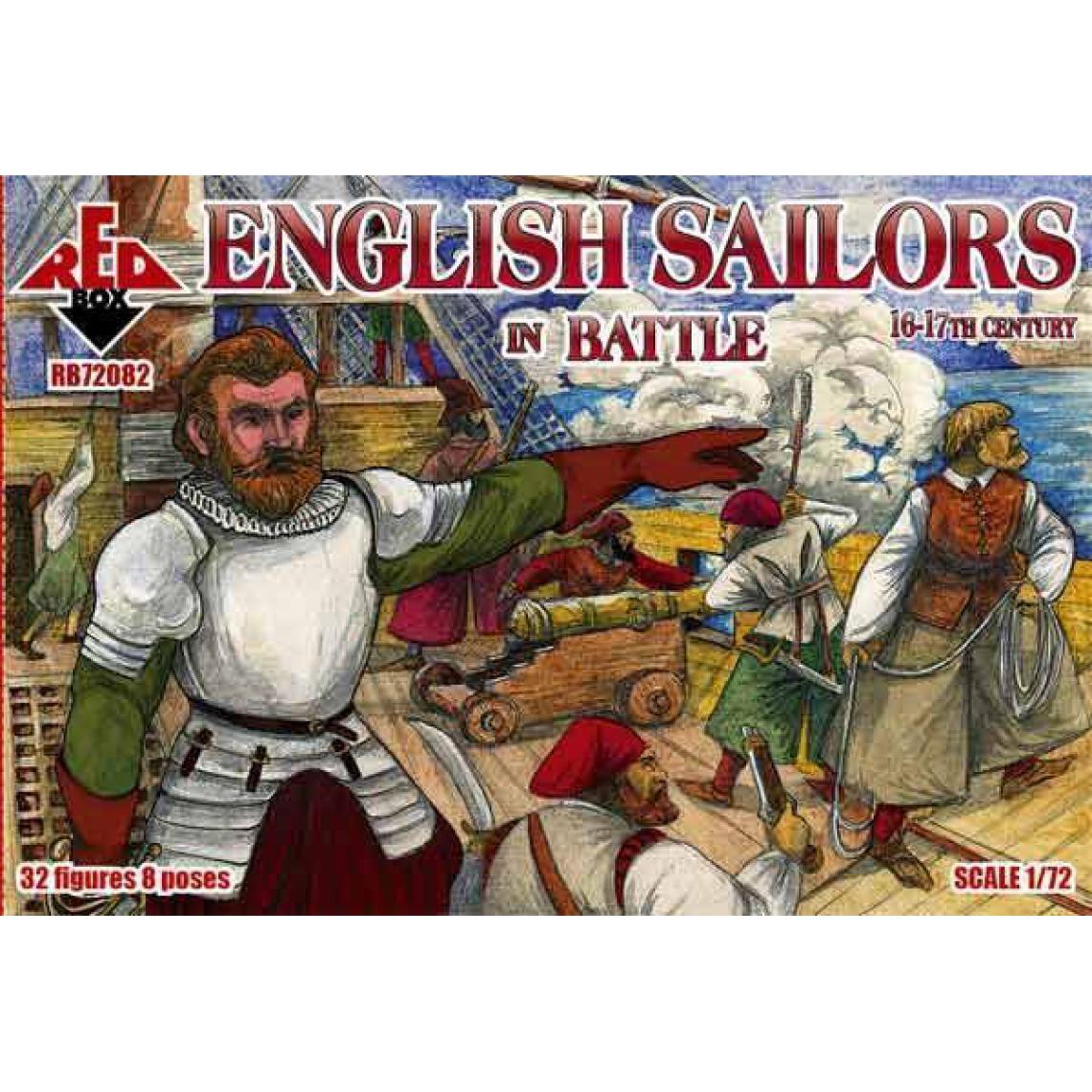 Red Box - English sailor in battle,16-17th century - 1:72e - Red Box - Voitures RC