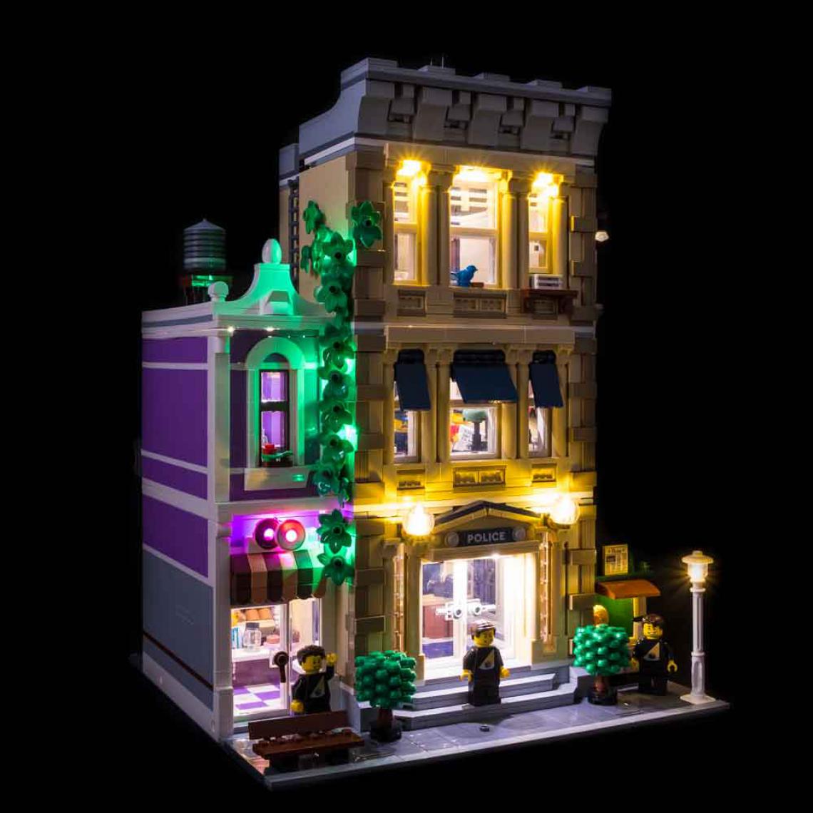 Light My Bricks - Lumières Pour LEGO Poste De Police 10278 - Briques et blocs