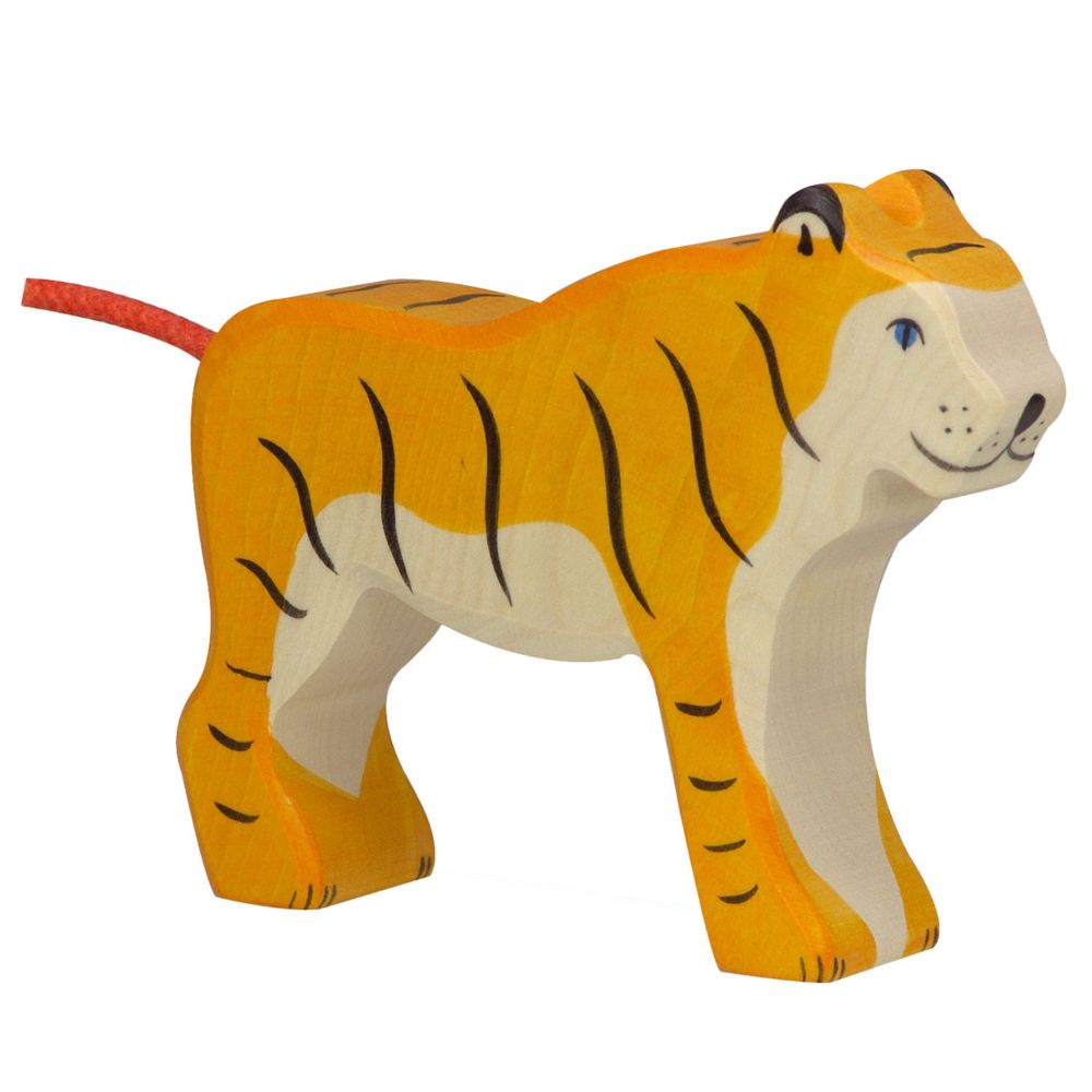 Holztiger - Figurine en bois Holztiger : Animaux de la Jungle : Tigre - Animaux
