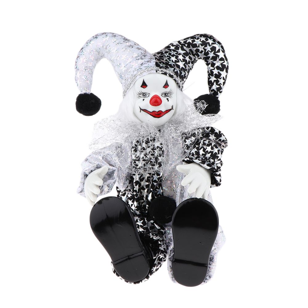 marque generique - Porcelaine poupées clowns pied suspendu amusants - Poupons
