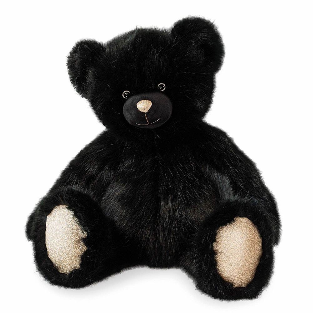 Doudou et compagnie - Peluche ours 60 cm noir - Doudou et compagnie - Jeux d'éveil