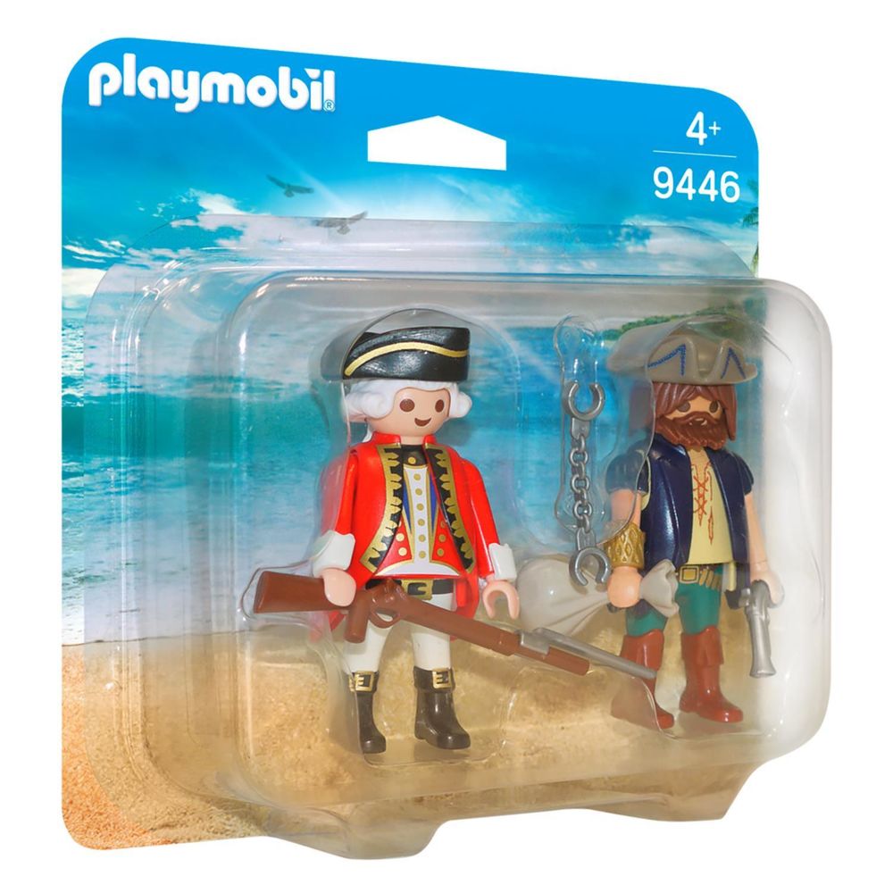 Playmobil - PLAYMOBIL 9446 Pirates - Pirate et soldat - Playmobil