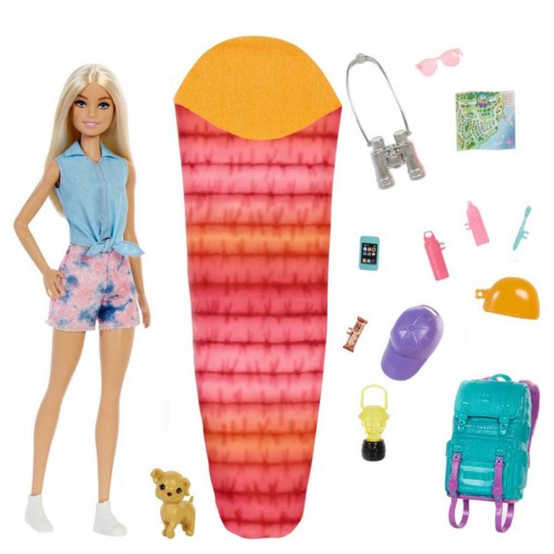 Ludendo - Poupée Barbie Malibu Camping - Poupées mannequins