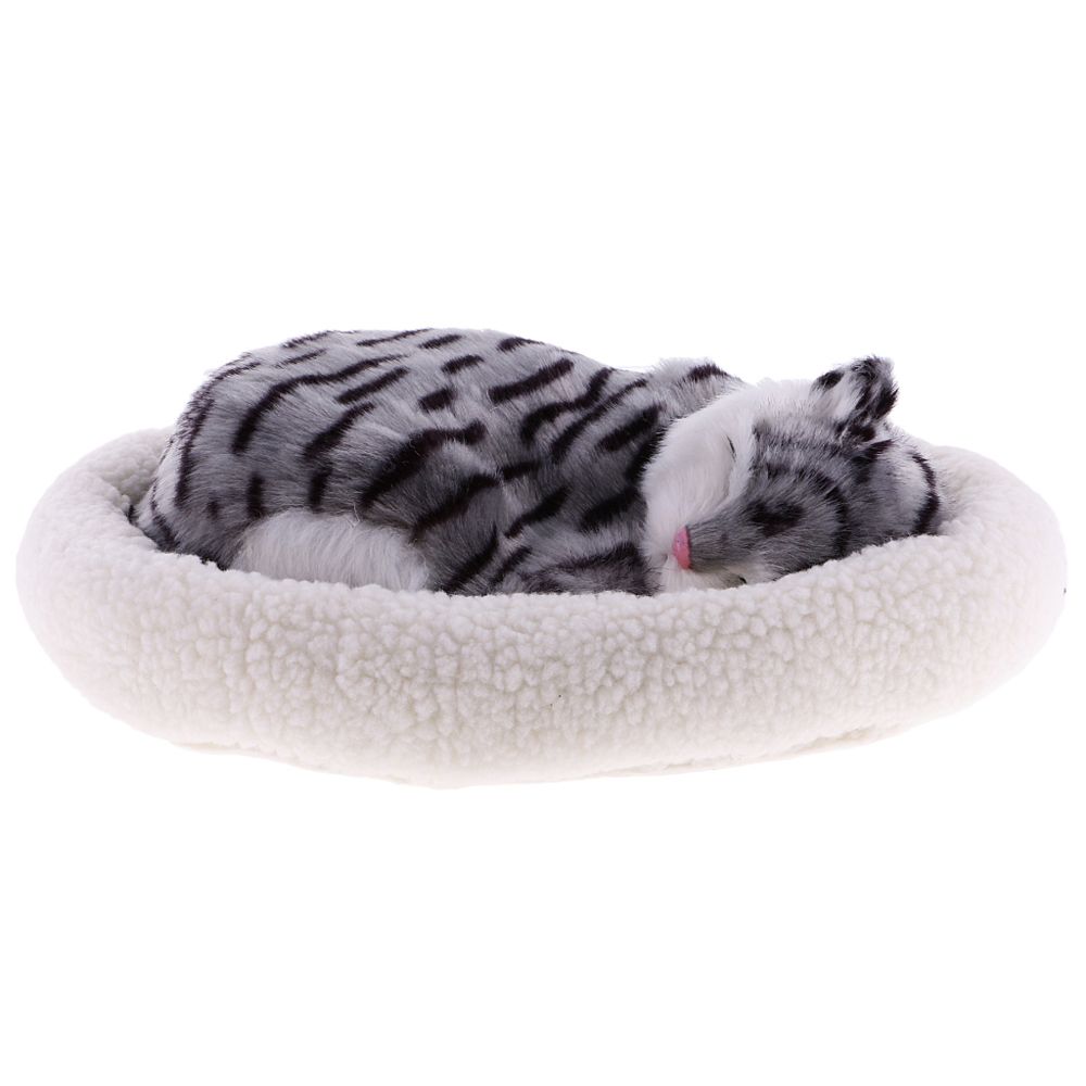 marque generique - animal de la respiration en peluche jouet enfants cadeau décoration de la maison ornement tigré chat - Animaux