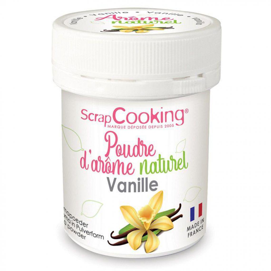 Scrapcooking - Arôme alimentaire naturel en poudre 15 g - Vanille - Kits créatifs