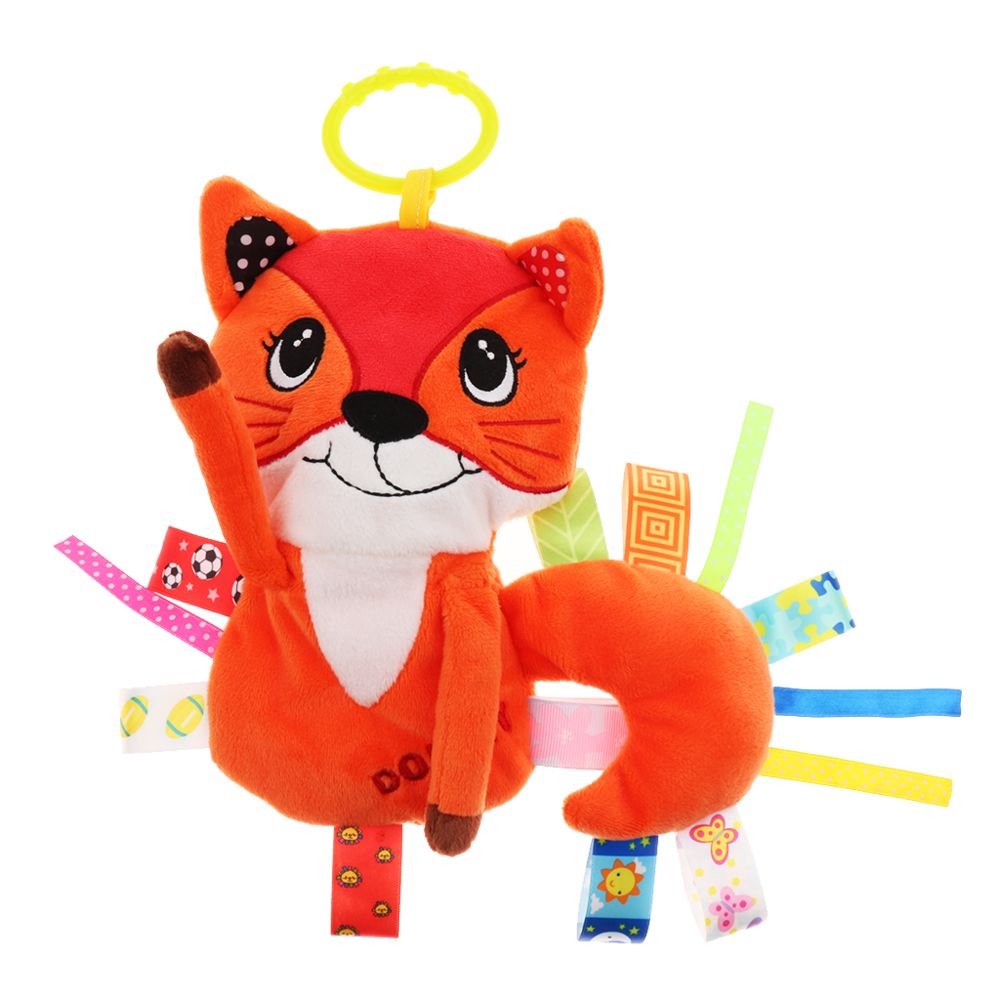 marque generique - bébé enfants landau handbell poussette suspendu jouets en peluche renard orange - Jeux d'éveil