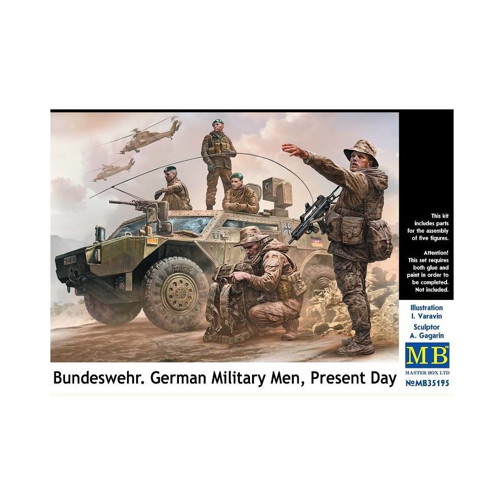 Master Box - Figurine Mignature Bundeswehr. German Military Men, Present Day - Figurines militaires