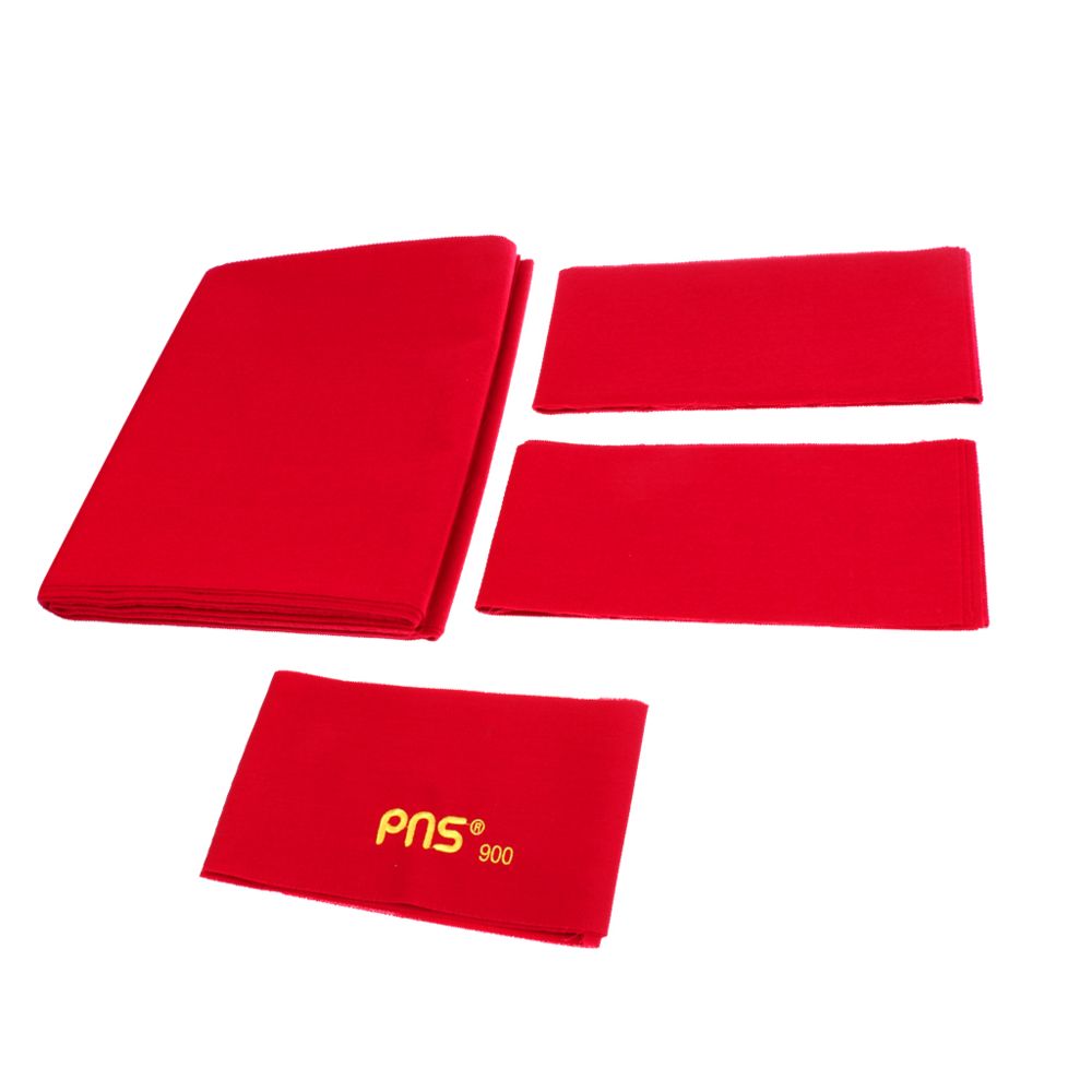 marque generique - Pns900 en laine de coton en nylon à laine de table de billard 9 pieds table de vitesse de billard feutre rouge - Accessoires billard