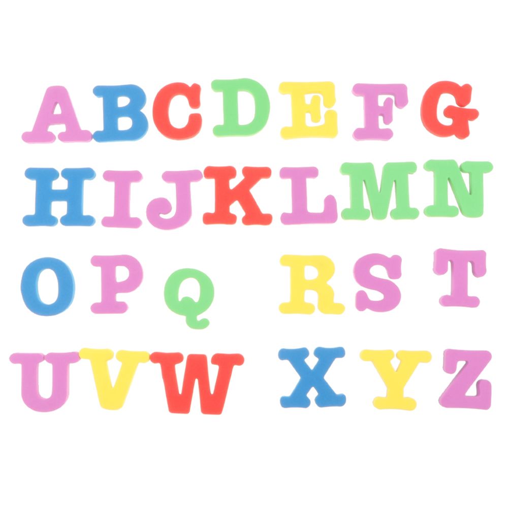 marque generique - 26pcs EVA Magnétique Alphabet Aimant Réveillon Jouet D'apprentissage Précoce Multicolore - Jeux éducatifs