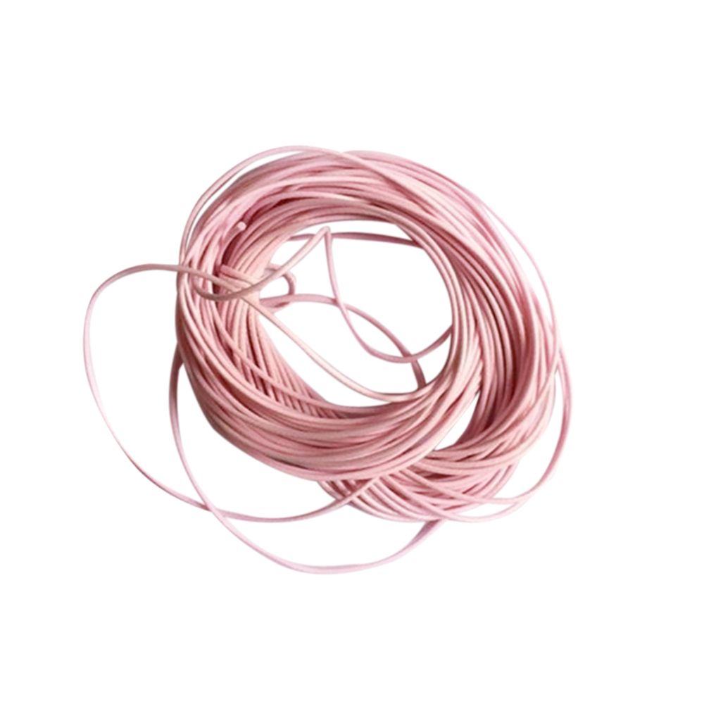 marque generique - Cire De 10m Corde De Corde En Nylon Pour Diy Bracelet Neckace Faisant Rose 1mm - Perles