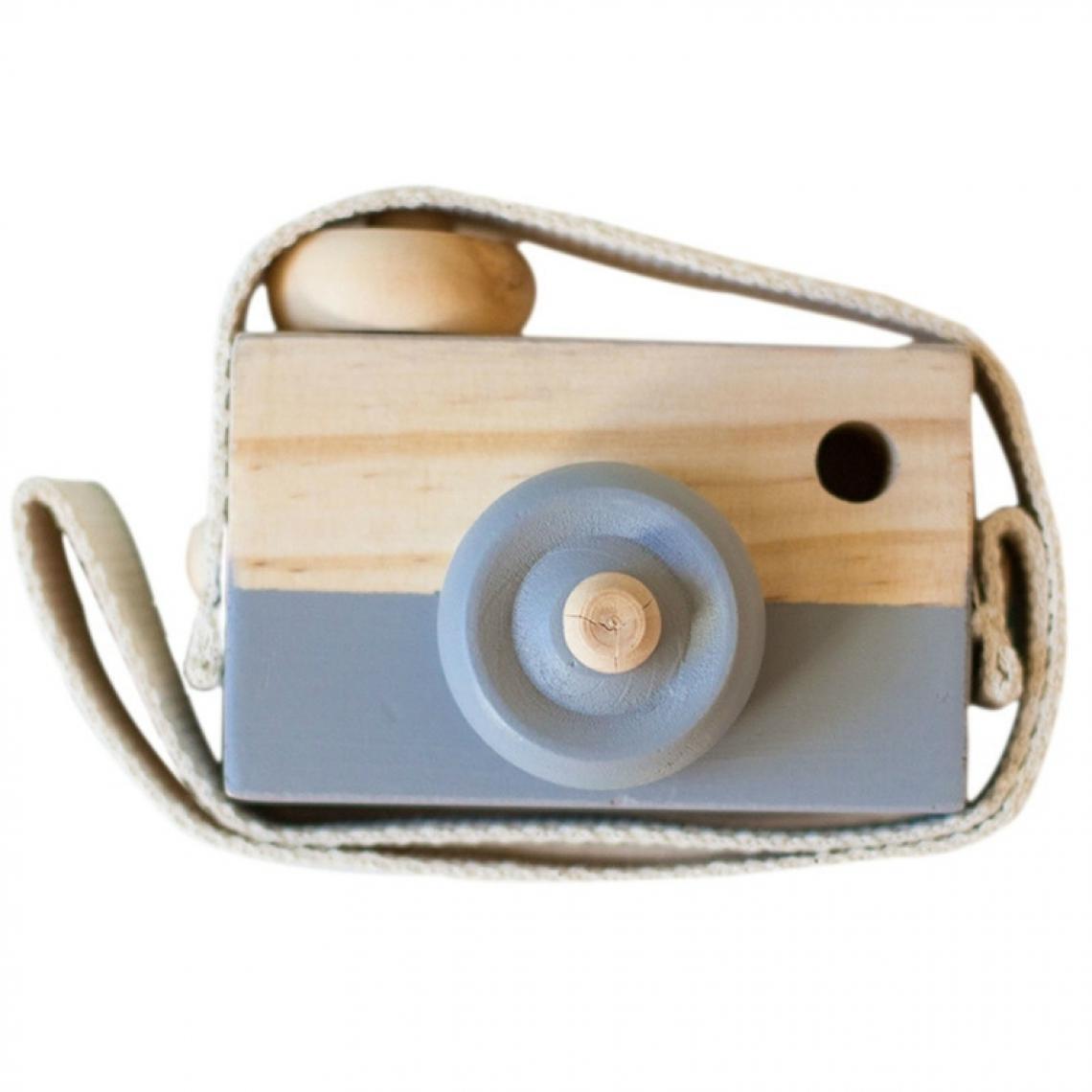 Wewoo - Enfants en bois caméra photographie accessoires créatifs faits main jouets de photo ornements décoratifs gris - Dessin et peinture