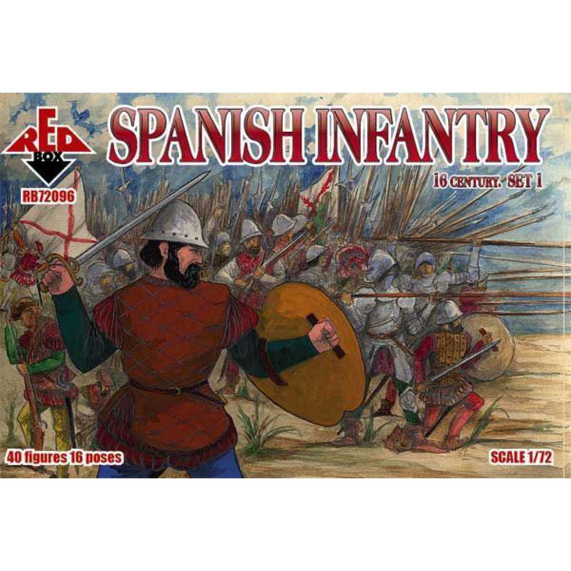 Red Box - Spanish infantry, 16th century, set 1 - 1:72e - Red Box - Voitures RC