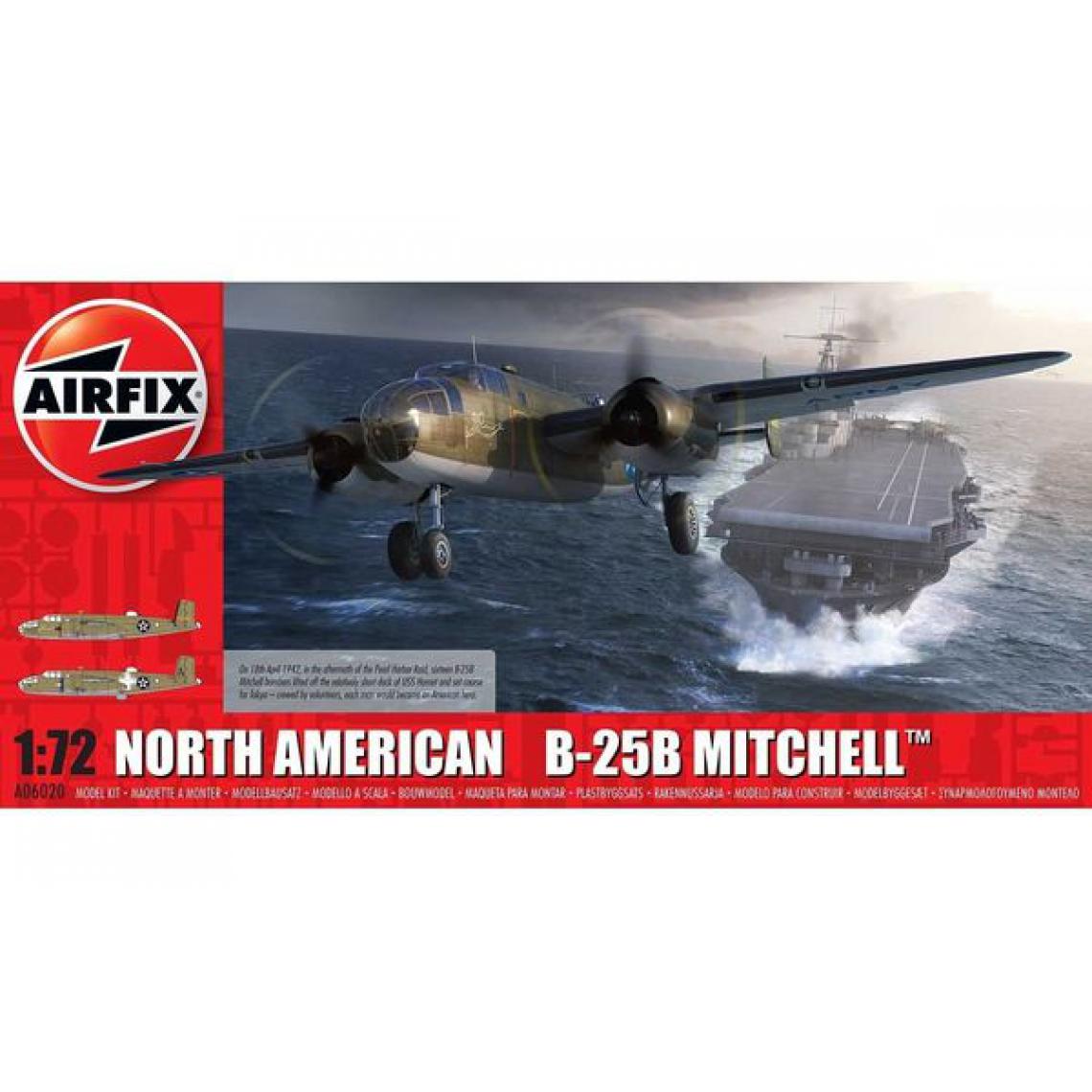 Airfix - North American B25B Mitchell "Doolittle Raid"- 1:72e - Airfix - Avions RC